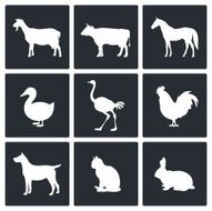 Pets icon set N2