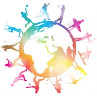 Sporting Globe Silhouettes