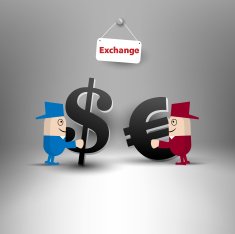 Exchange of money