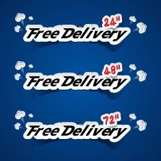 Free Delivery Banners