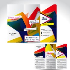 Tril Fold Colorful Brochure Design N2