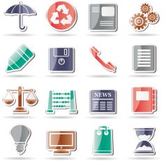 Business and Office Internet Icons N8
