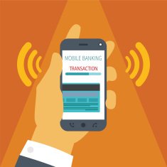 Vector concept of mobile payment on smartphone N3