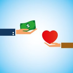 Dollar money buy heart love N2