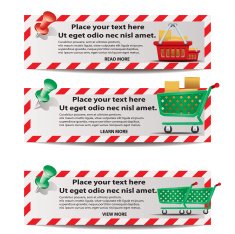 Shopping banners N7