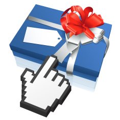 Cursor Hand Touching Gift