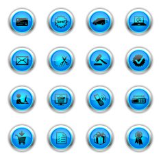 Blue Icons - E-Commerce
