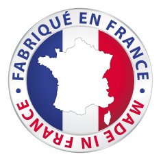 Made in France Guaranteed vector label N2