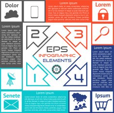 Infographics Checkerboard Options Four Choices N2