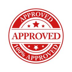 Approved sign - VECTOR N2