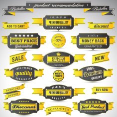 Set of retro product recommendations N28