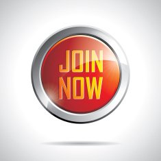 Vector Join Now Labels Illustration with shiny styled design