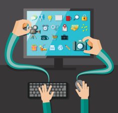 Flat design vector illustration N6