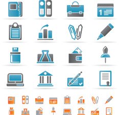 Business Office and Finance Icons N5