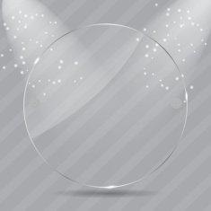 Realistic Glass Frames Vector Illustration N34