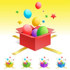 Open Gift Boxes