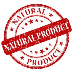 NATURAL PRODUCT red stamp