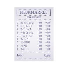 Check out the supermarket template Vector illustration