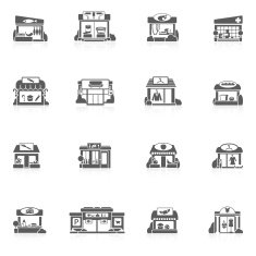 Store Buildings Set N2