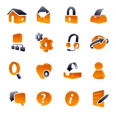 Website and Internet 2colors Icons N2