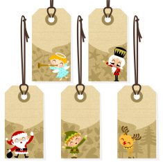 Christmas labels N19