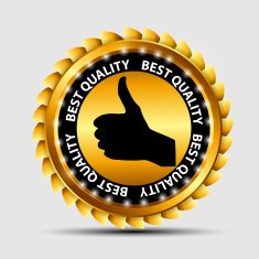 Vector gold sign label template N26