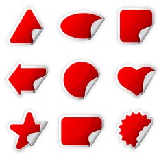 set of stickers N5