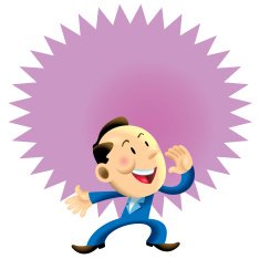 Shouting Business Man Vector 01