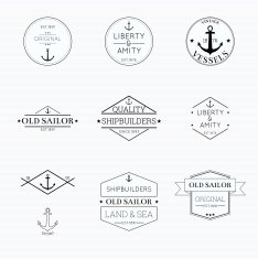Set tags with ribbons and labels N18