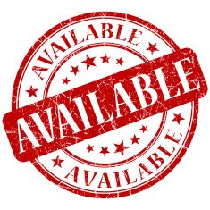 Available red stamp