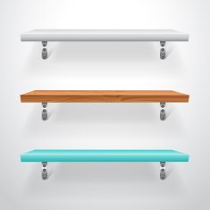 Shelves on the wall N2
