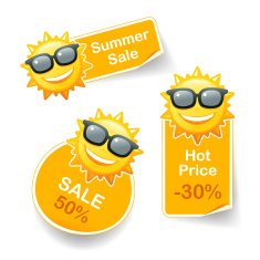 Sun discount tags N4
