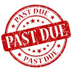 Past Due Red Stamp N2