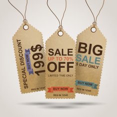 Sale tags N82