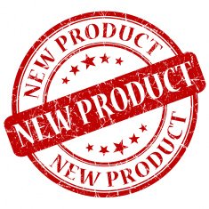new product red round stamp