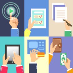 Business hands actions N2