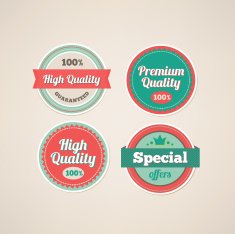 Set of Premium and High Quality labels N2