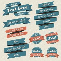Vintage Ribbons and Labels