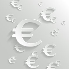 Abstract Background with Euro Symbol N2