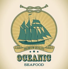 Vintage label - Oceanic