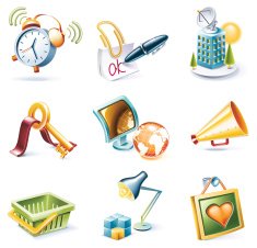 Cartoon style objects N2