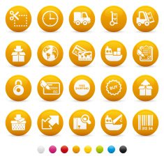 Shopping and Logistics Buttons