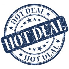 hot deal blue round stamp