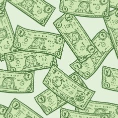 Seamless dollar currency vector background N2