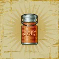 Retro Jam Jar