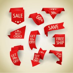Origami sale ribbons N3