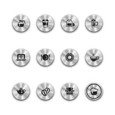 Steel Cafe Buttons N2