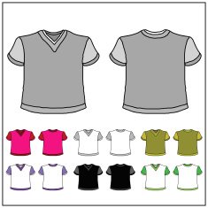 T-Shirt V-Collar N2