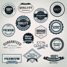 Set of vector labels and badges for sale
