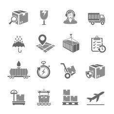 Delivery icon set N10